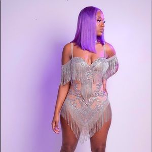 Luxe Diamond Body Suit Dress